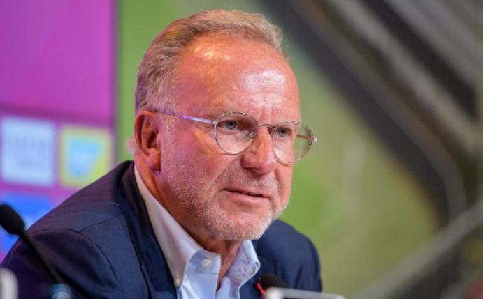 Macht sich «um die Wettbewerbsfähigkeit auf dem Transfermarkt keine Sorgen»: Karl-Heinz Rummenigge, Vorstandschef vom FC Bayern. Foto: Matthias Balk