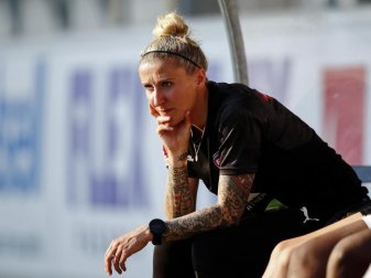 Sieht in US-Star Megan Rapinoe «ein Vorbild für viele»: Anja Mittag. Foto: Josefine Loftenius/Bildbyran via ZUMA Press Sieht in US-Star Megan Rapinoe «ein Vorbild für viele»: Anja Mittag. Foto: Josefine Loftenius/Bildbyran via ZUMA Press