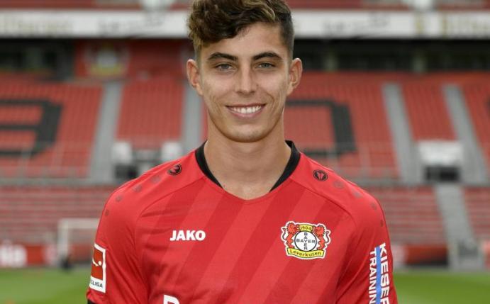 Übernahm das Kapitänsamt bei Bayer Leverkusen: Kai Havertz. Foto: Ina Fassbender/POOL/AFP