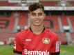 Übernahm das Kapitänsamt bei Bayer Leverkusen: Kai Havertz. Foto: Ina Fassbender/POOL/AFP