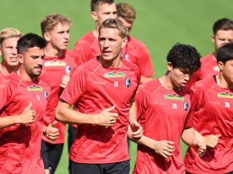 Verletzungssorgen beeinträchtigen die Abwehr des SC Freiburg: Training beim Bundesligisten. Foto: Patrick Seeger