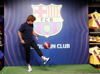 Griezmann hat sich bei Barcelona vorgestellt