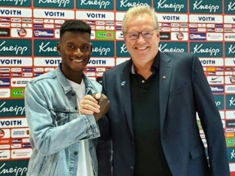 Merveille Biankadi (l.) verstärkt den 1. FC Heidenheim Merveille Biankadi (l.) verstärkt den 1. FC Heidenheim