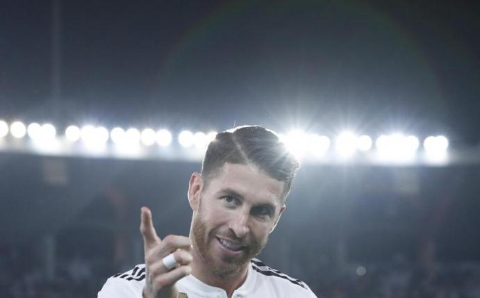 Real Madrids Star Sergio Ramos hat Ärger. Foto: Hassan Ammar/AP