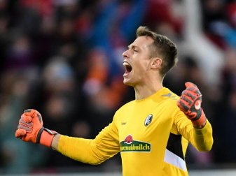 Alexander Schwolow steht noch beim SC Freiburg unter Vertrag. Foto: Patrick Seeger Alexander Schwolow steht noch beim SC Freiburg unter Vertrag. Foto: Patrick Seeger