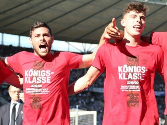Volland (l.) und Havertz (r.) sind Bayers Torgaranten Volland (l.) und Havertz (r.) sind Bayers Torgaranten