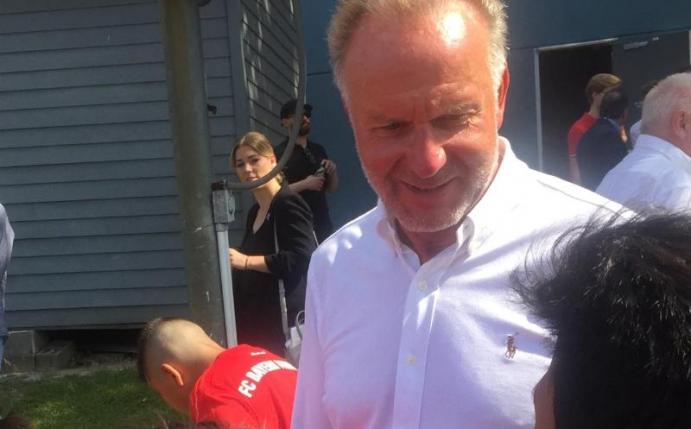 Kehrt zufrieden aus den USA zurück: Bayern-Vorstandsboss Karl-Heinz Rummenigge. Foto: Klaus Bergmann