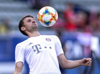Verschwendet noch keine Gedanken an sein Karriereende: Thomas Müller hat noch bis 2021 einen Vertrag beim FC Bayern. Foto: Javier Rojas/Pi/Prensa Internacional via ZUMA/