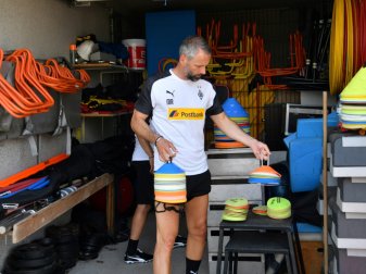 Marco Rose sieht auch Vorteile in den hohen Temperaturen Marco Rose sieht auch Vorteile in den hohen Temperaturen