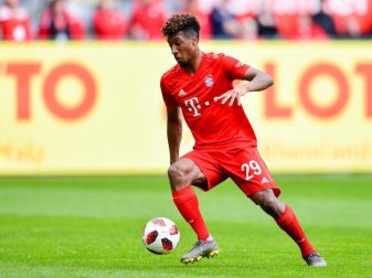 Bayern Münchens Kingsley Coman würde sich über die Verpflichtung von Leroy Sané freuen. Foto: Uwe Anspach Bayern Münchens Kingsley Coman würde sich über die Verpflichtung von Leroy Sané freuen. Foto: Uwe Anspach