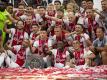 Ajax Amsterdam hat sich zum neunten Mal den niederländischen Supercup geholt. Foto: Olaf Crack/ANP