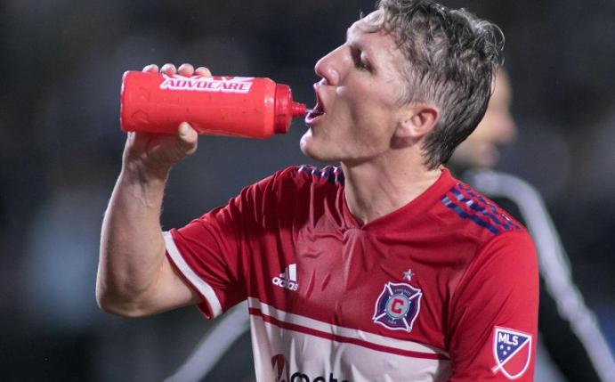 Kam mit Chicago Fire nicht über ein Remis heraus: Bastian Schweinsteiger. Foto: Javier Rojas/Prensa Internacional via ZUMA