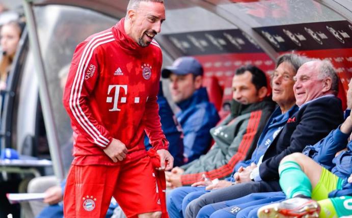 Franck Ribery könnte es laut «Bild» zu Eintracht Frankfurt ziehen. Foto: Uwe Anspach