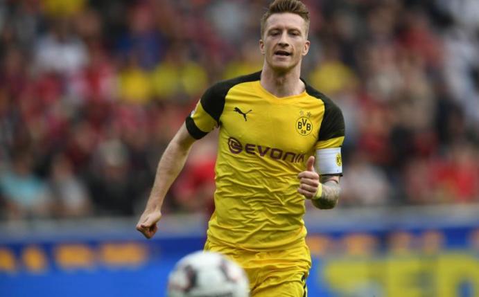 Steht hinter dem Saisonziel Meisterschaft von Borussia Dortmund: Marco Reus. Foto: Patrick Seeger