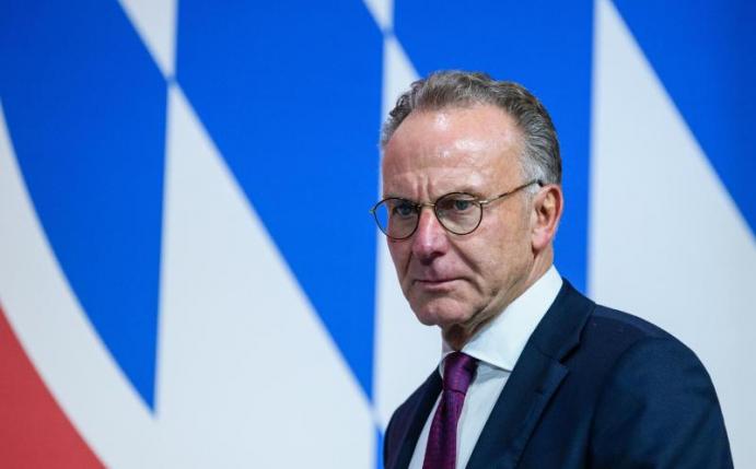 Bayern-Boss Karl-Heinz Rummenigge gefiel die Aussage von Trainer Niko Kovac überhaupt nich. Foto: Matthias Balk