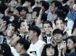 Cristiano Ronaldo ist in Südkorea überaus populär, hat die Fans aber verärgert, weil er bei einer Testpartie nicht spielte. Foto: Ahn Young-Joon/AP