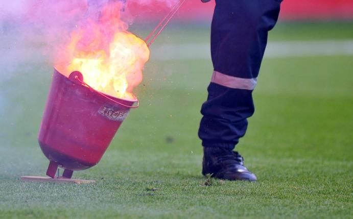In der Europa League kam es zu einem Zwischenfall