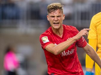 Wegen der offensiven Ausrichtung beider Teams tippt Bayern Münchens Joshua Kimmich «auf ein 6:6». Foto: Trask Smith/CSM via ZUMA Wire Wegen der offensiven Ausrichtung beider Teams tippt Bayern Münchens Joshua Kimmich «auf ein 6:6». Foto: Trask Smith/CSM via ZUMA Wire