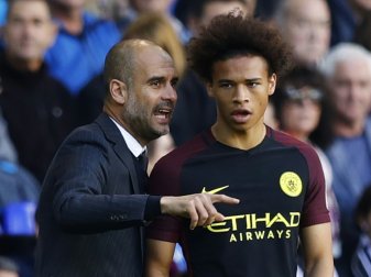 Pep Guardiola möchte Leroy Sane nicht abgeben Pep Guardiola möchte Leroy Sane nicht abgeben