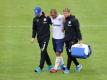 Schalke-Profi Ahmed Kutucu muss im Testspiel gegen Alanyaspor Schalkes verletzt den Platz verlassen. Foto: Tim Rehbein