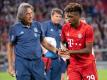Ist am Freitag wieder in das Bayern-Training eingestiegen: Kingsley Coman. Foto: Sven Hoppe