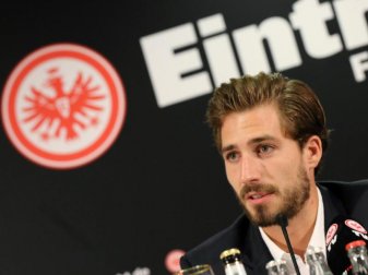 Hat bei Eintracht Frankfurt einen Fünfjahresvertrag unterschrieben: Torhüter Kevin Trapp. Foto: Lennart Stock Hat bei Eintracht Frankfurt einen Fünfjahresvertrag unterschrieben: Torhüter Kevin Trapp. Foto: Lennart Stock