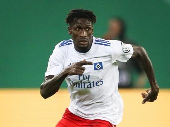 Hat noch bis 2024 einen Vertrag beim Hamburger SV: Bakéry Jatta. Foto: Christian Charisius Hat noch bis 2024 einen Vertrag beim Hamburger SV: Bakéry Jatta. Foto: Christian Charisius