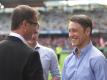 Einst gemeinsam erfolgreich bei Eintracht Frankfurt: Fredi Bobic (l) und Niko Kovac. Foto: Patrick Seeger