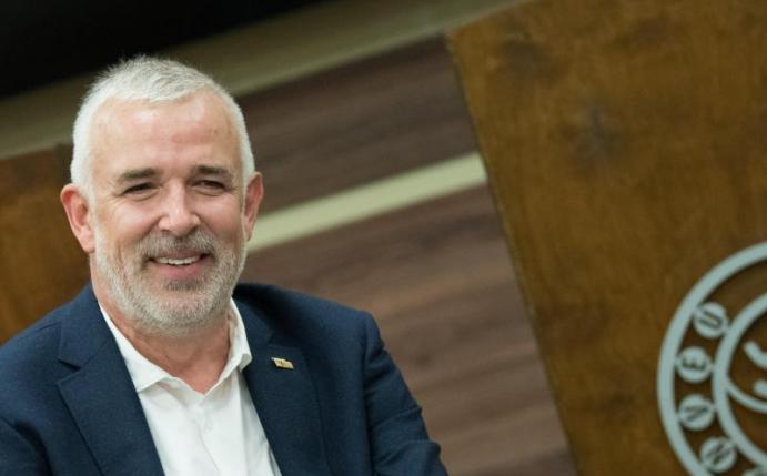 Will Union Berlin in der Bundesliga etablieren: Vereinsboss Dirk Zingler. Foto: Jörg Carstensen