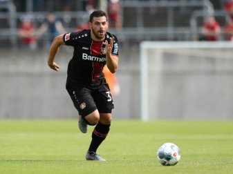 Kevin Volland erzielt das 1:0 für Leverkusen Kevin Volland erzielt das 1:0 für Leverkusen