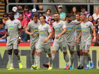 In Berlin träumt man wie jedes Jahr von einer DFB-Pokalfinal-Teilnahme im heimischen Berliner Olympiastadion. Foto: I. Infantes/PA Wire In Berlin träumt man wie jedes Jahr von einer DFB-Pokalfinal-Teilnahme im heimischen Berliner Olympiastadion. Foto: I. Infantes/PA Wire