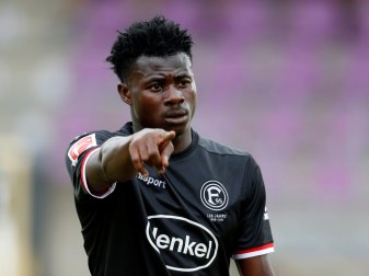 Kelvin Ofori erzielte im Testspiel einen Doppelpack Kelvin Ofori erzielte im Testspiel einen Doppelpack