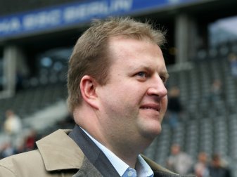 Macht Druck beim Hertha-Stadion: Ingo Schiller Macht Druck beim Hertha-Stadion: Ingo Schiller