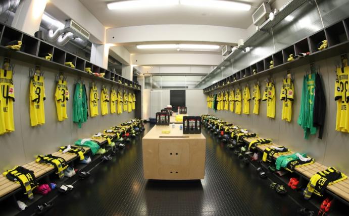 Die Doku gibt auch Einblicke in die Kabine des BVB
