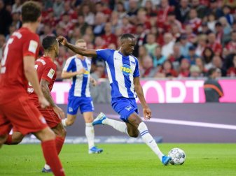 Dodi Lukebakio traf für Hertha zum 1:1. Foto: Matthias Balk Dodi Lukebakio traf für Hertha zum 1:1. Foto: Matthias Balk