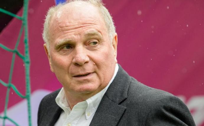 Bayern-Präsident Uli Hoeneß sympathisiert mit dem 1. FC  Union Berlin. Foto: Matthias Balk