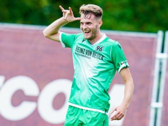 Traf zum 1:0 für Hannover: Marvin Ducksch. Foto: Uwe Anspach