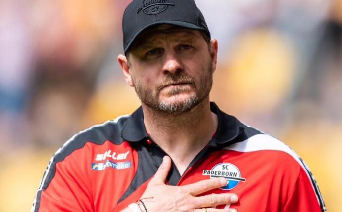 Führte den SC Paderborn von der dritten Liga in die Bundesliga: Trainer Steffen Baumgart. Foto: Robert Michael