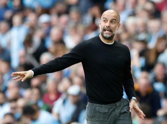 Ärgerte sich über den Videobeweis: City-Coach Pep Guardiola. Foto: Martin Rickett/PA Wire Ärgerte sich über den Videobeweis: City-Coach Pep Guardiola. Foto: Martin Rickett/PA Wire