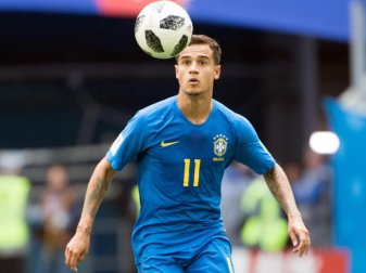 Philippe Coutinho im Trikot der brasilianischen Nationalmannschaft. Foto: Federico Gambarini Philippe Coutinho im Trikot der brasilianischen Nationalmannschaft. Foto: Federico Gambarini