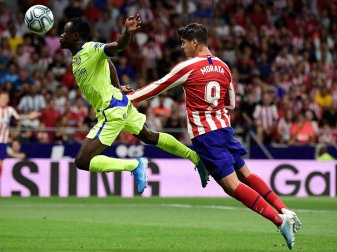 Alvaro Morata (r.) erzielte den Siegtreffer für Atletico Alvaro Morata (r.) erzielte den Siegtreffer für Atletico