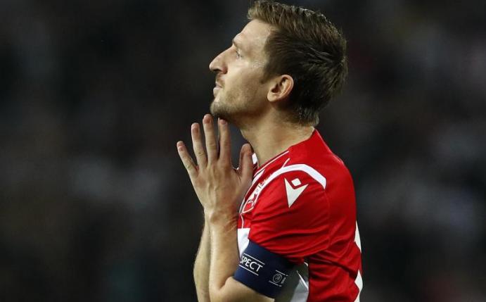 Mit Roter Stern Belgrad auf Kurs Königsklasse: Ex-Nationalspieler Marko Marin. Foto: Darko Vojinovic/AP