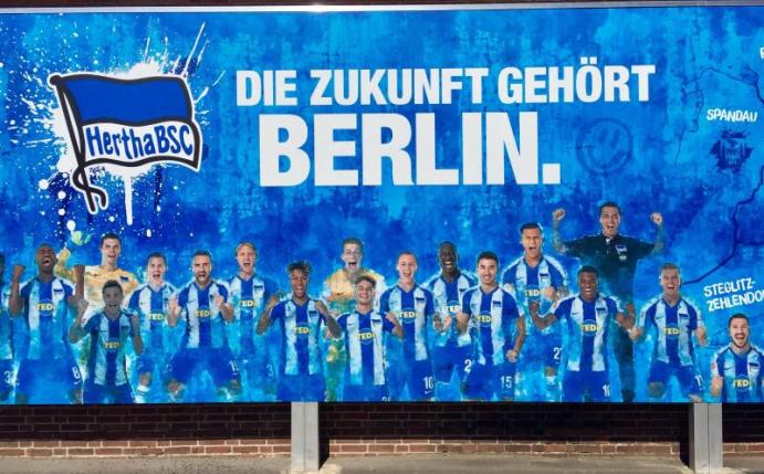 Neues Motto: Hertha BSC startet in die neue Saison. Foto: Jens Mende