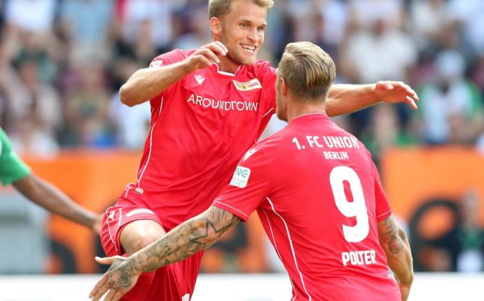 Andersson (l.) sichert Union Berlin einen Punkt