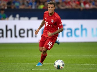 Bayerns Philippe Coutinho absolvierte gegen Schalke 04 sein erstes Bundesligaspiel. Foto: Federico Gambarini Bayerns Philippe Coutinho absolvierte gegen Schalke 04 sein erstes Bundesligaspiel. Foto: Federico Gambarini