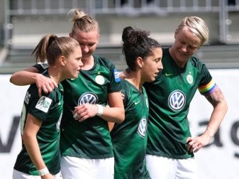 Wolfsburg setzte sich am Sonntag beim MSV Duisburg mit 6:1 durch. Foto: Peter Steffen Wolfsburg setzte sich am Sonntag beim MSV Duisburg mit 6:1 durch. Foto: Peter Steffen