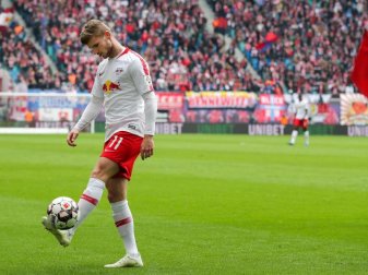 Bewundert Bayern-Torjäger Robert Lewandowski: RB-Angreifer Timo Werner. Foto: Jan Woitas Bewundert Bayern-Torjäger Robert Lewandowski: RB-Angreifer Timo Werner. Foto: Jan Woitas
