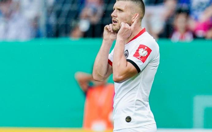 Wechselwillig: Eintracht-Torjäger Ante Rebic. Foto: Uwe Anspach