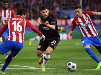 Bayer Leverkusen trifft in der Champions League auf Juventus Turin, Atlético Madrid und Lokomotive Moskau. Foto: Federico Gambarini Bayer Leverkusen trifft in der Champions League auf Juventus Turin, Atlético Madrid und Lokomotive Moskau. Foto: Federico Gambarini