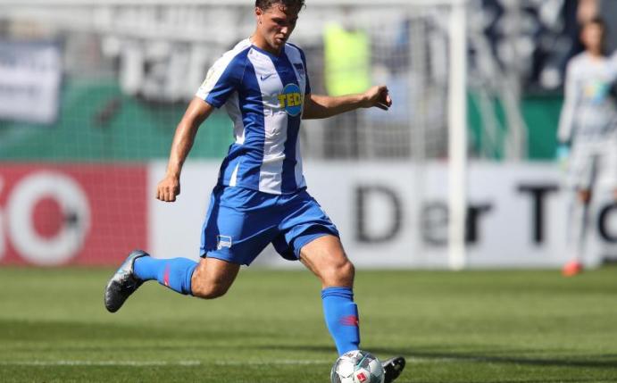 Hatte gegen Schalke nicht seinen besten Tag: Hertha-Profi Niklas Stark. Foto: Daniel Karmann